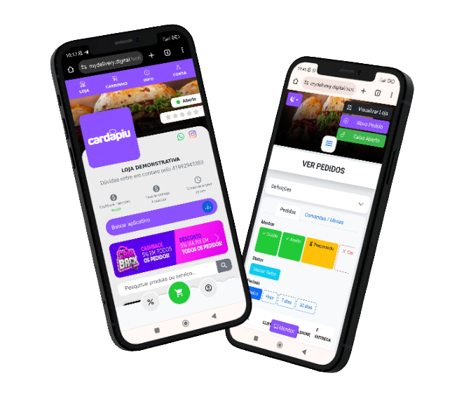 Cardápio Digital e Sistema de Delivery
